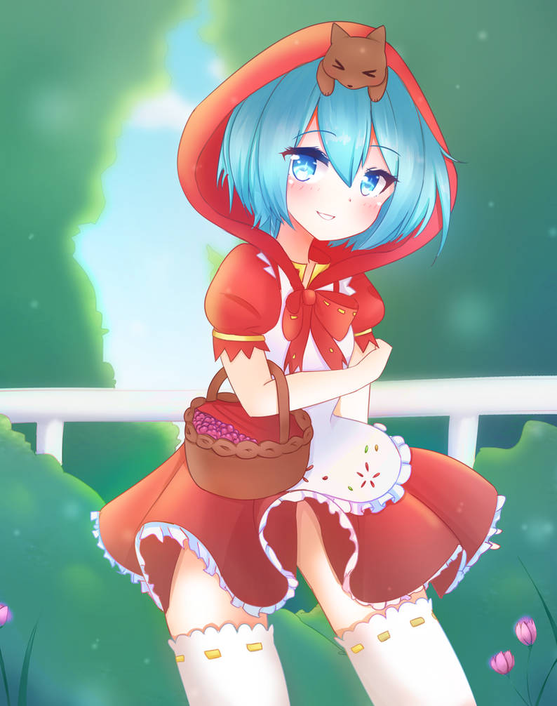 Miku Riding Dih Miku Riding hood by TombieFox on DeviantArt