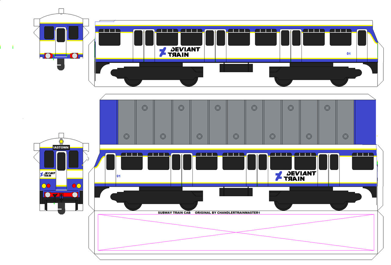 The deviant-train (subway car) by biciboy on DeviantArt