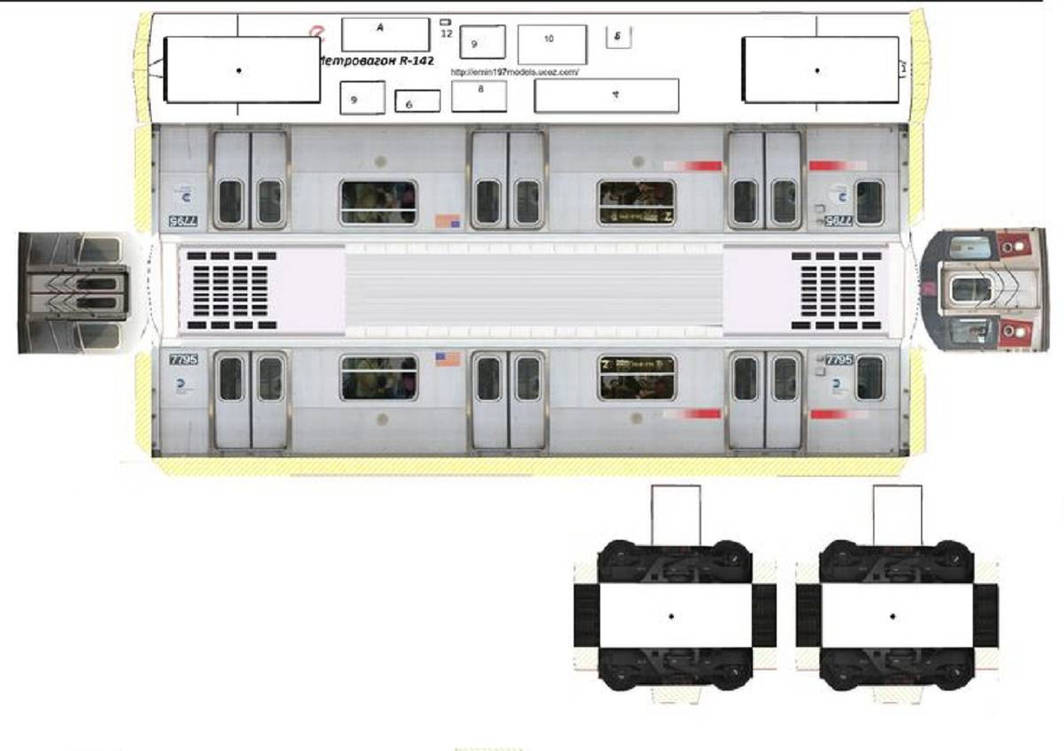 R142a/R188 papercraft by biciboy on DeviantArt