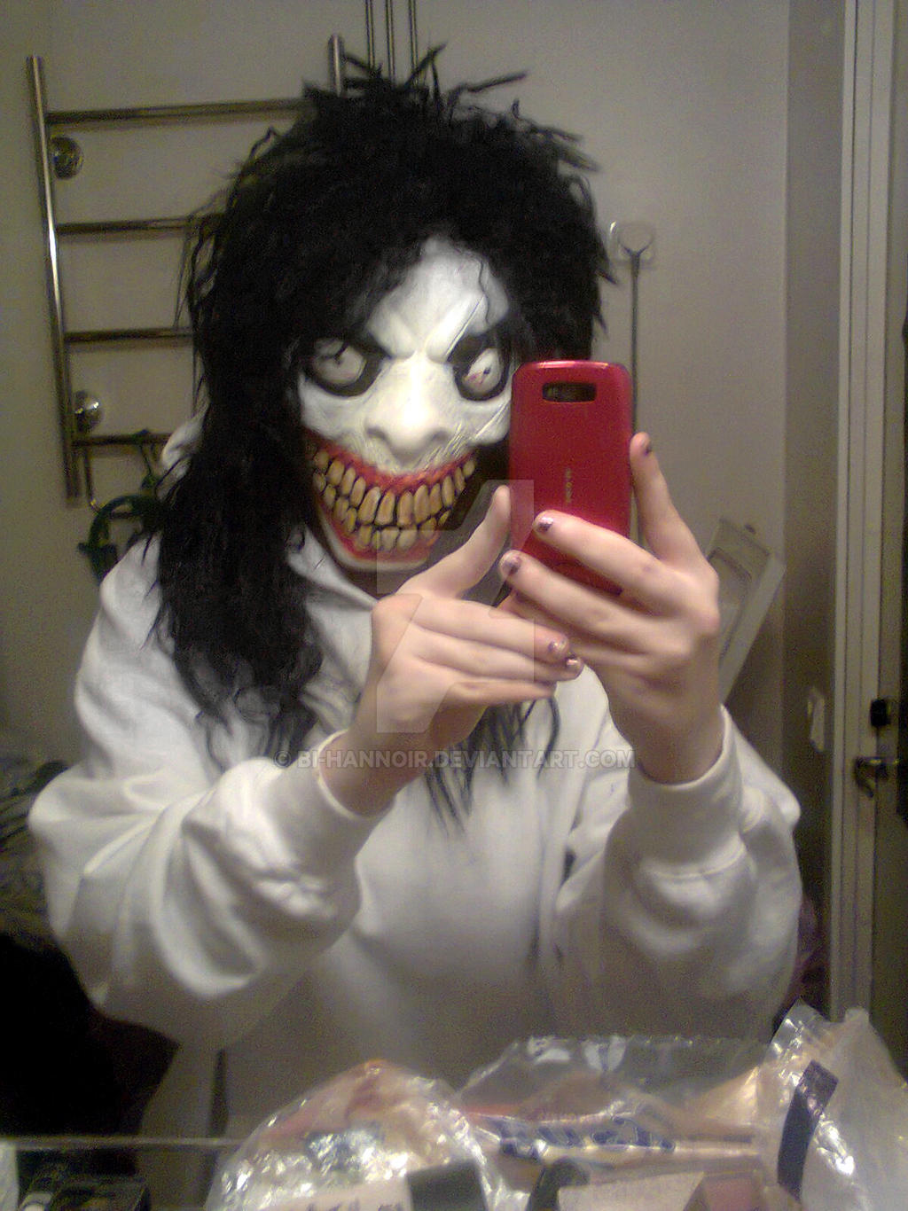 Upgraded Jeff the Killer costume