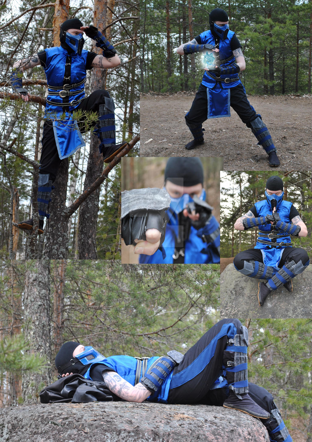 Elder Sub-Zero (Bi-Han) Kosplay