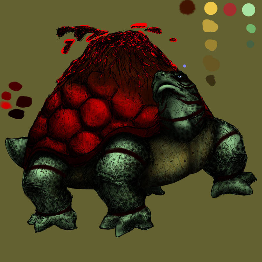 Turtlecano by AsteriskReks on DeviantArt