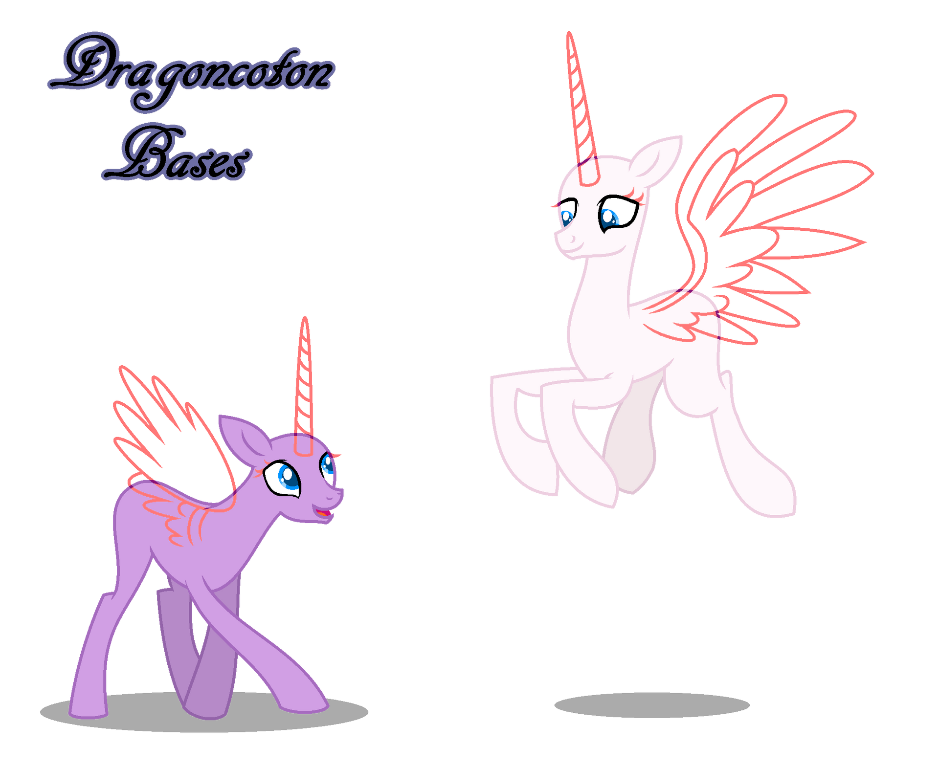 Mlp Base Rivals MLP ~Base 4.~ Like sisters by Dragoncoton on DeviantArt