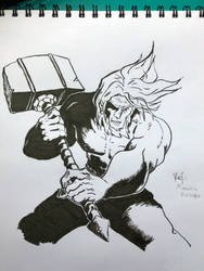 5th and last Inktober for 2017 Banhammer