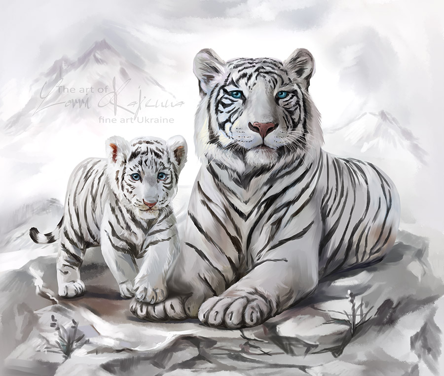 White tigers