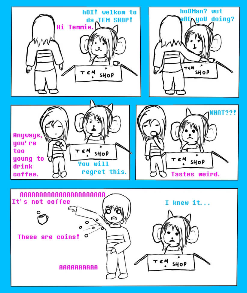 UNDERTALE Comic - Tem Shop by Frankenturret-Chan on DeviantArt