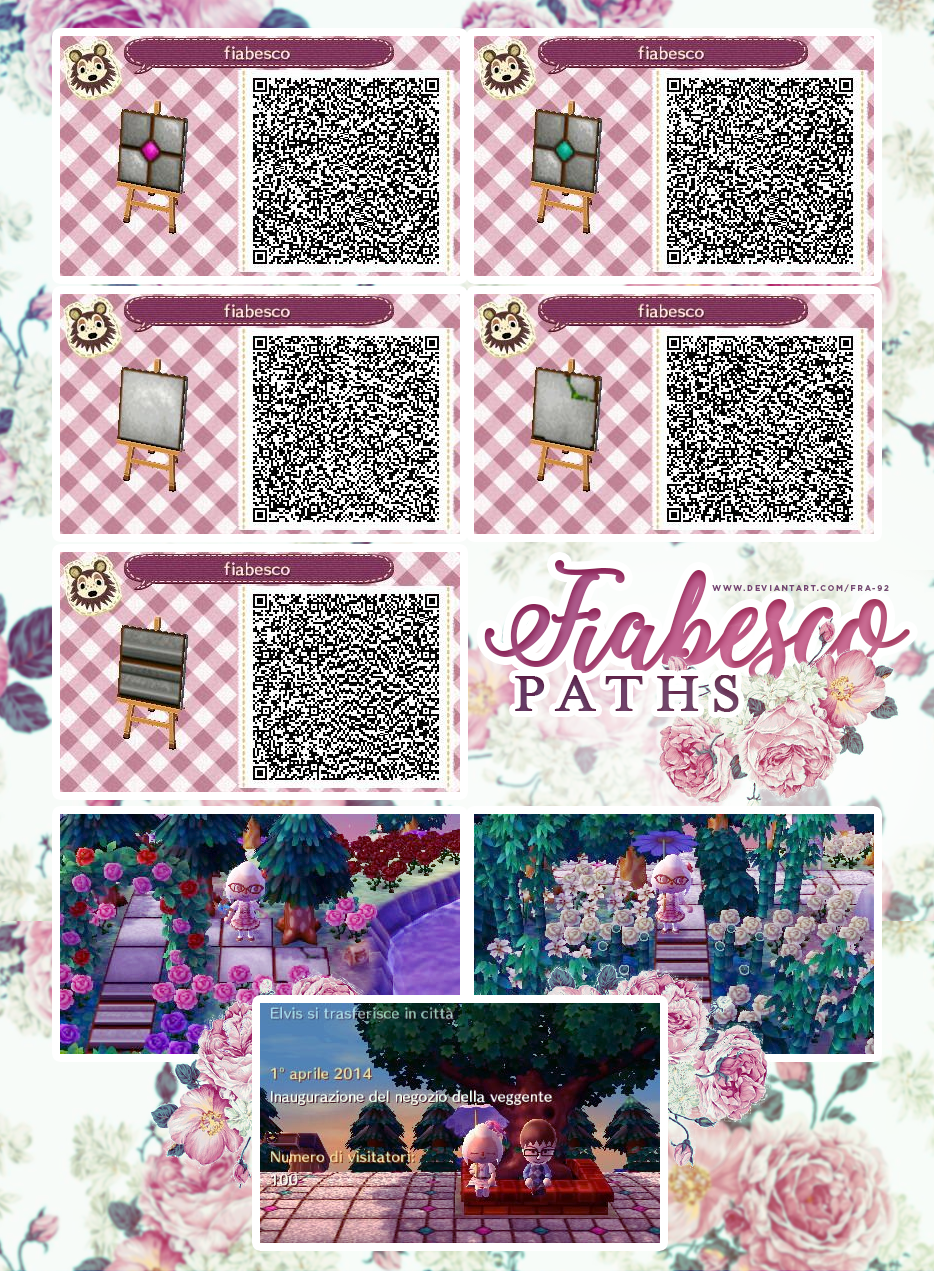 Fiabesco Paths Qr Code Animal Crossing New Leaf By Fra 92 On