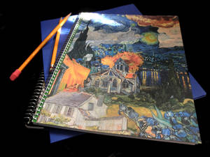 Van Gogh Collaged Notebook