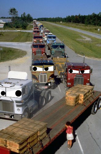 More angry trucks by dalekcann879 on DeviantArt
