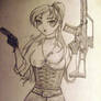 Girl with guns