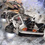 A Flying De Lorean from Back to the Future II
