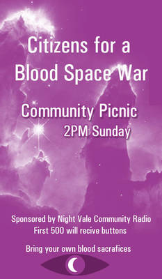 Citizens for a Blood Space War Picnic Poster