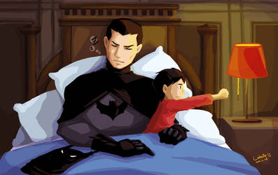 YJ - Robin Batman bedtime