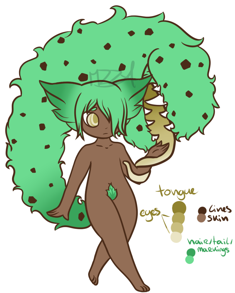 Tailmouth adoptable: Chocolate Mint [CLOSED]