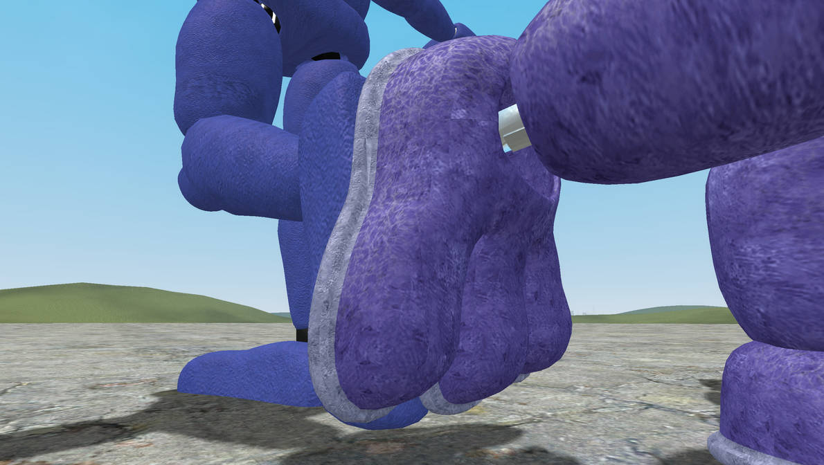 bonnie and unwithered bonnie show their feet v29 by militaryrabbit on