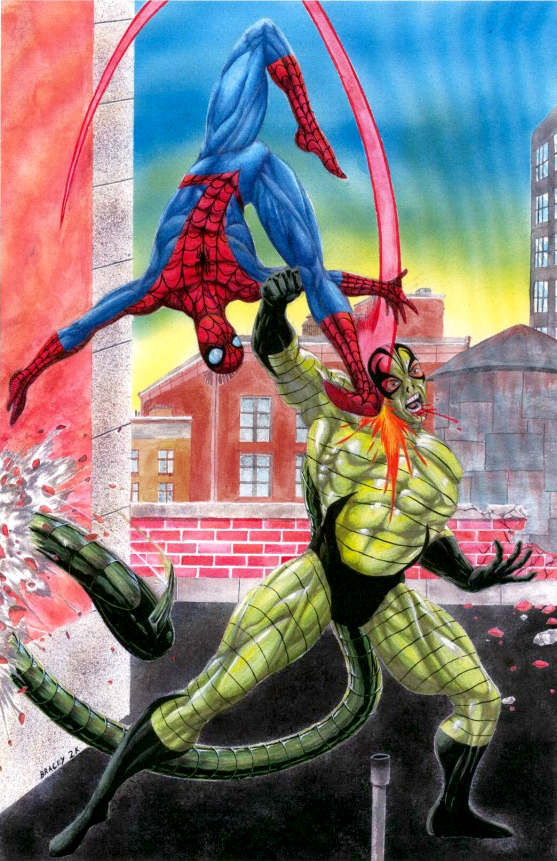 Spiderman vs the Scorpion by Bracey100 on DeviantArt