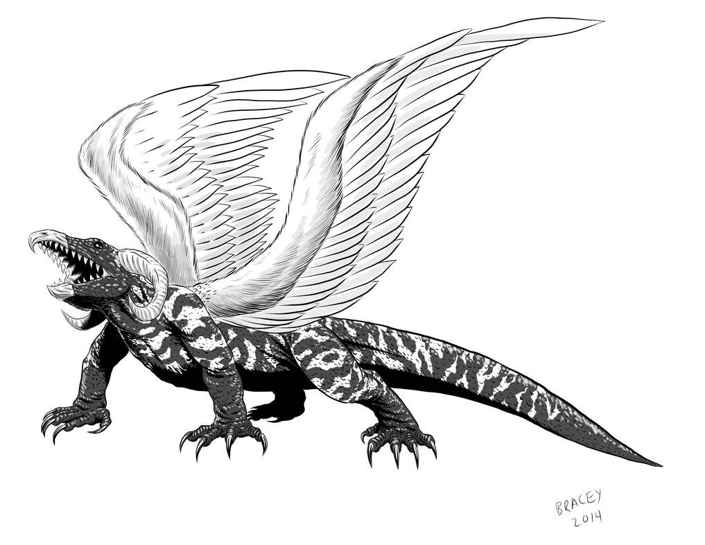 Kaiju Commissions - Dracuul by Bracey100 on DeviantArt