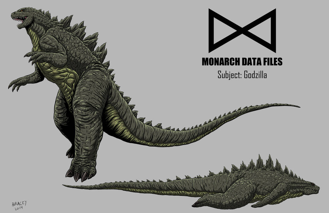 Monarch Files Kaiju Commissions - Monarch Files Godzilla by Bracey100 on DeviantArt