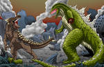 Godzilla Extreme vs Anguirus Revamp by Bracey100