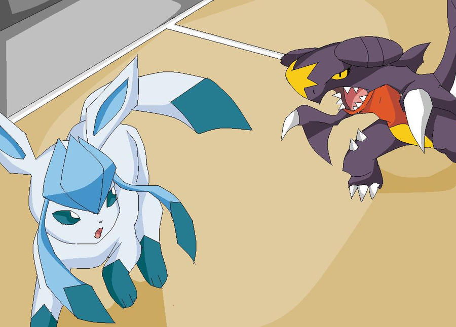 Glaceon vs Garchomp