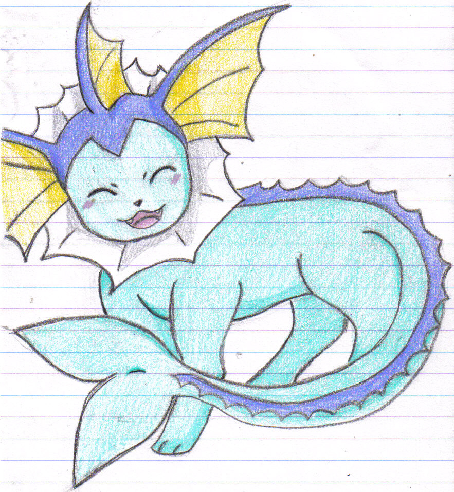 Doodle-Happy Vaporeon