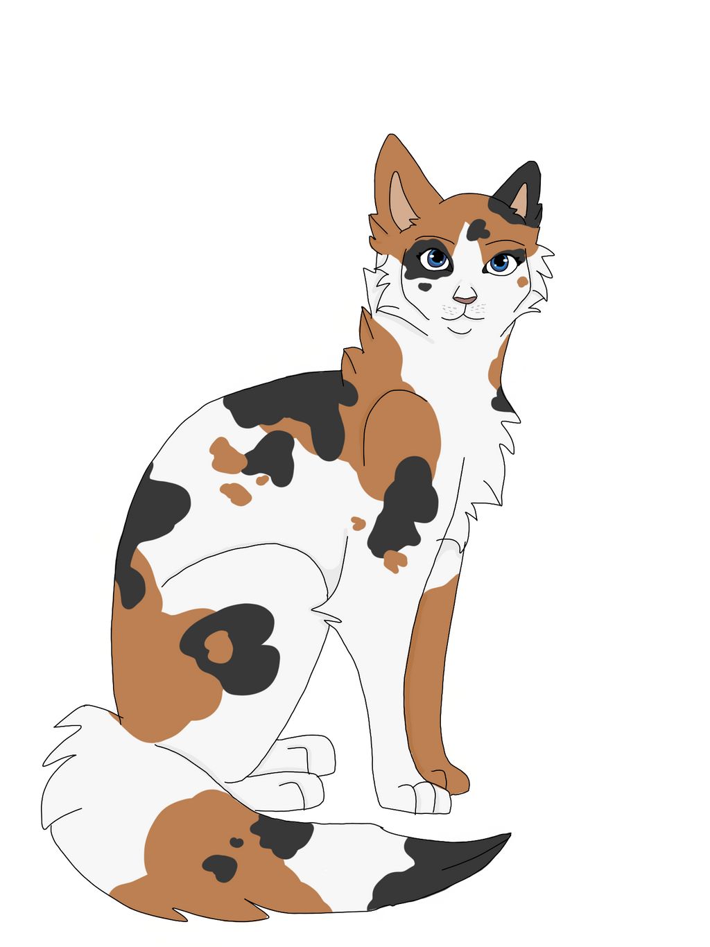 Calico cat by trahere on DeviantArt
