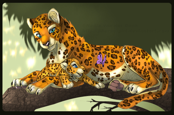 leopard mother