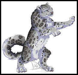 Commission - Snow Leopard