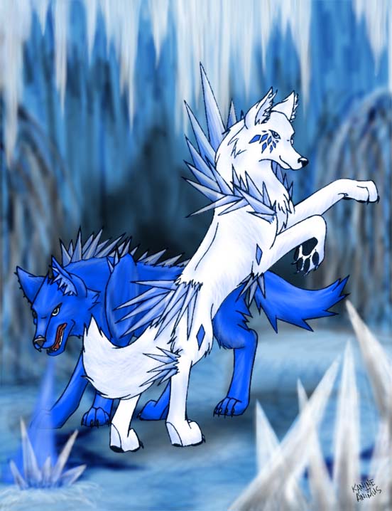 ice wolf anime