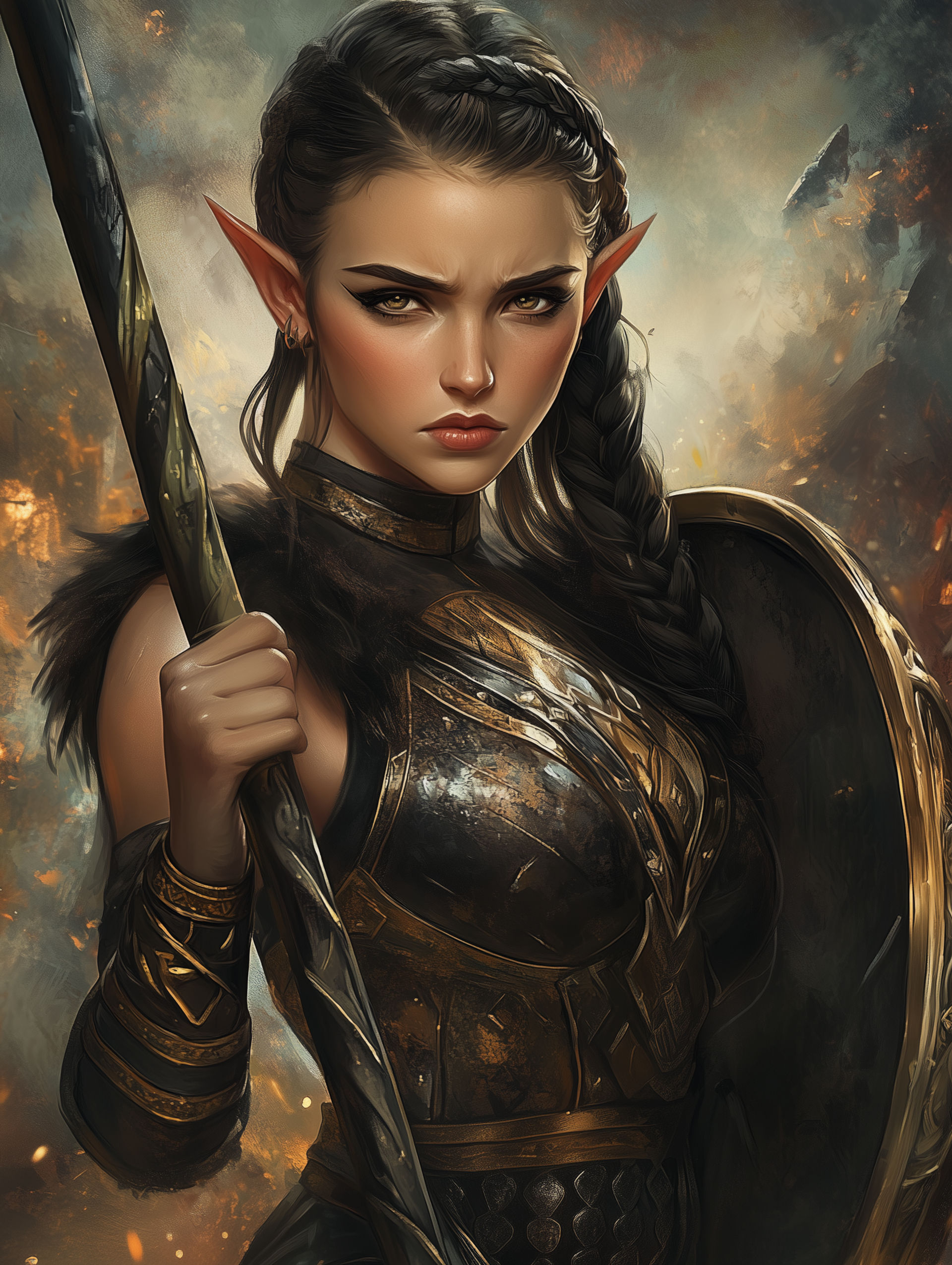 Elf Jujitsu Elf Fighter by Aluverse on DeviantArt