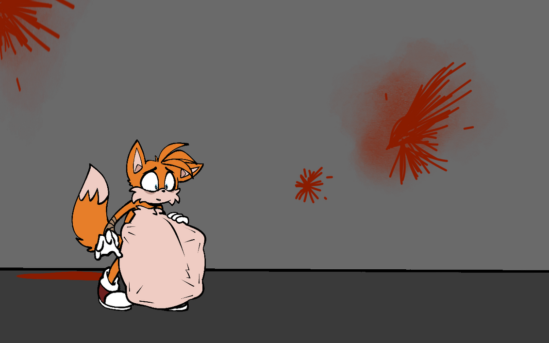 Tails Ate Starved Eggman by MillerTheCockroach on DeviantArt