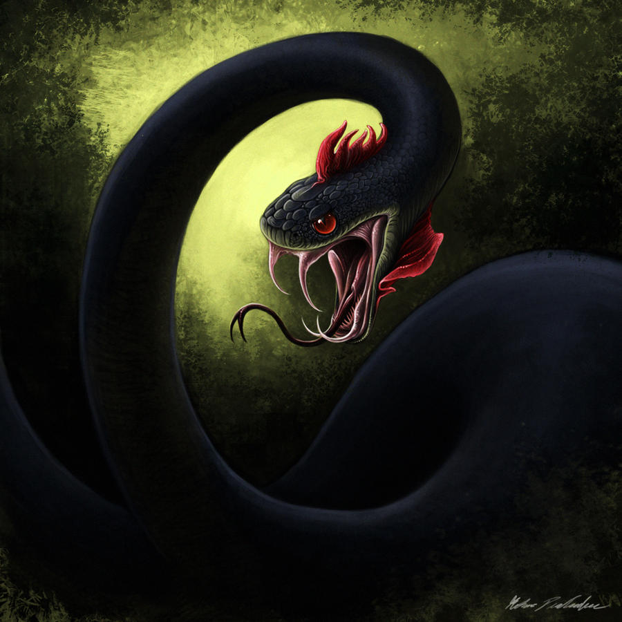 Black Basilisk by KatePfeilschiefter