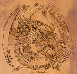 Dragon and Gryphon