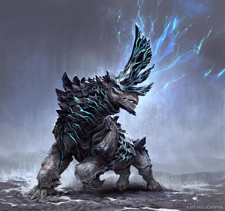 Storm Behemoth by KatePfeilschiefter on DeviantArt