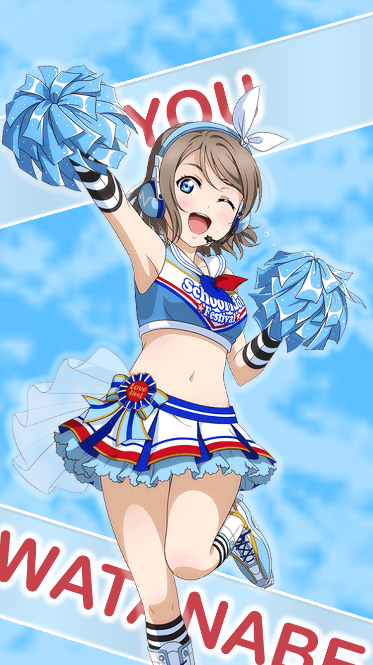 Cheerleader You Watanabe phone Wallpaper by deadrockchariot on DeviantArt