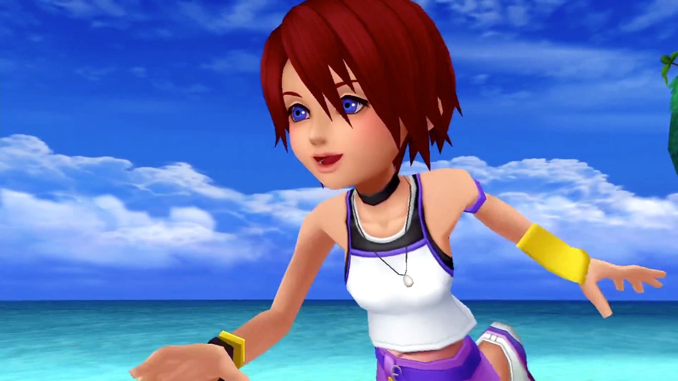 Kingdom Hearts Kairi: Racing on the Beach by Javelin434 on DeviantArt