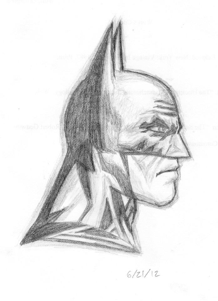 Batman Back Profile Batman profile by Super-Geek1 on DeviantArt