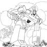 Transformers Soundwave Lineart
