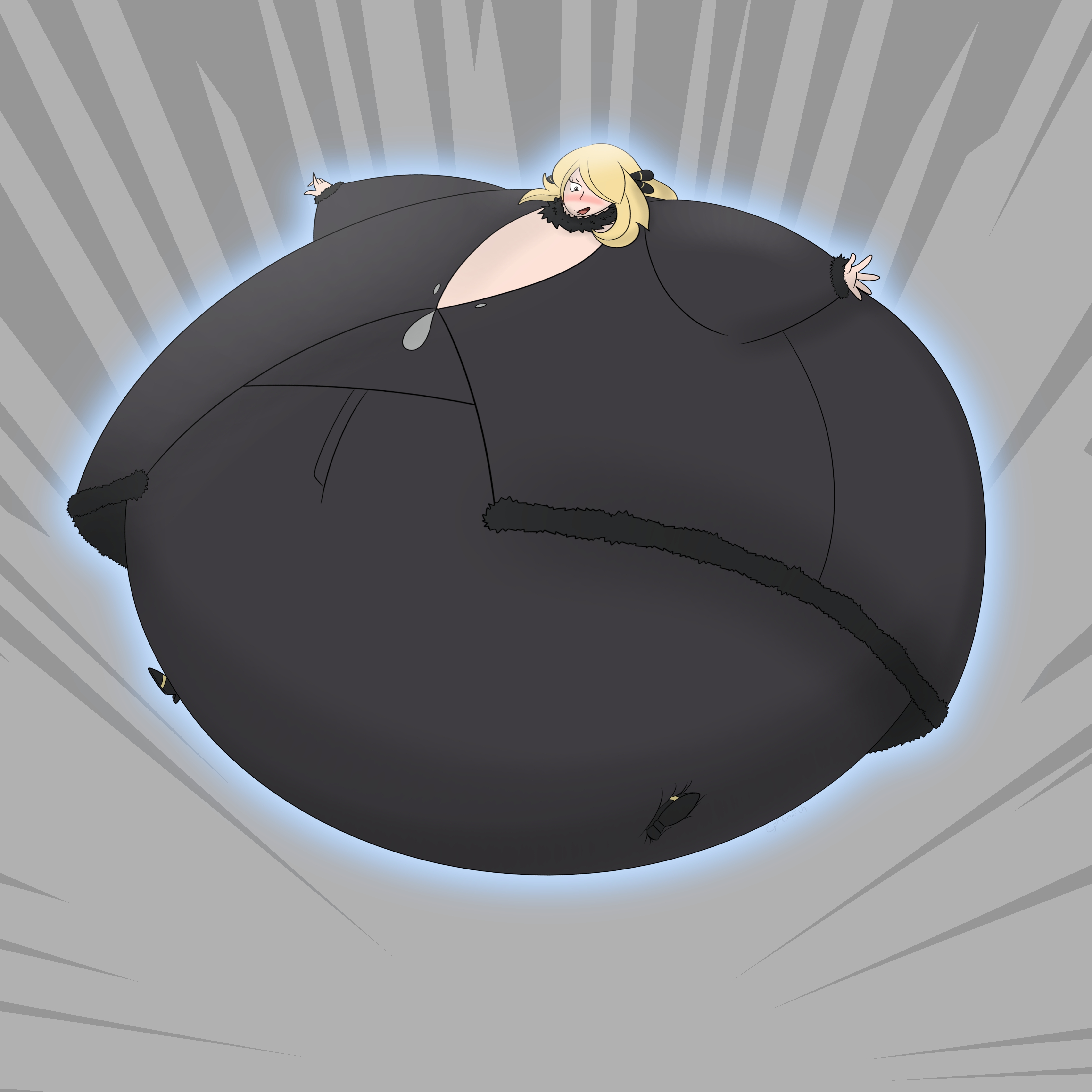 Bomb Inflation Explosion Deviantart Cynthia Wonder Inflation by CptCrutch on DeviantArt