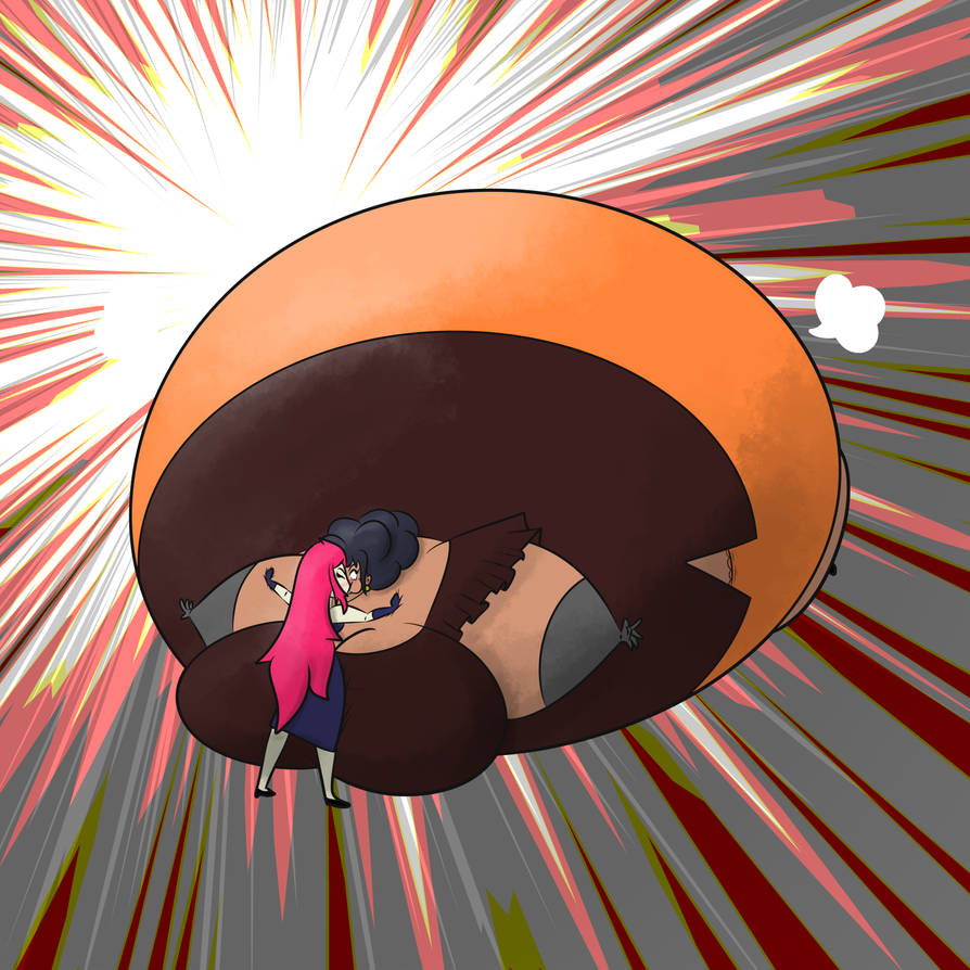 Postcrush Inflation Daniella and Erin - Puff Kiss Inflation by CptCrutch on DeviantArt