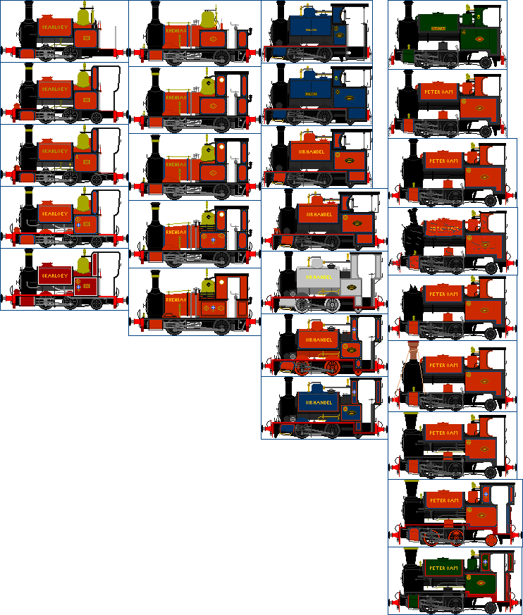 SRWS SKR 1-4 Livery Timelines