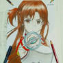 Sword art online Asuna drawing