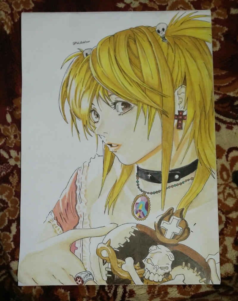 drawing misa (death note)