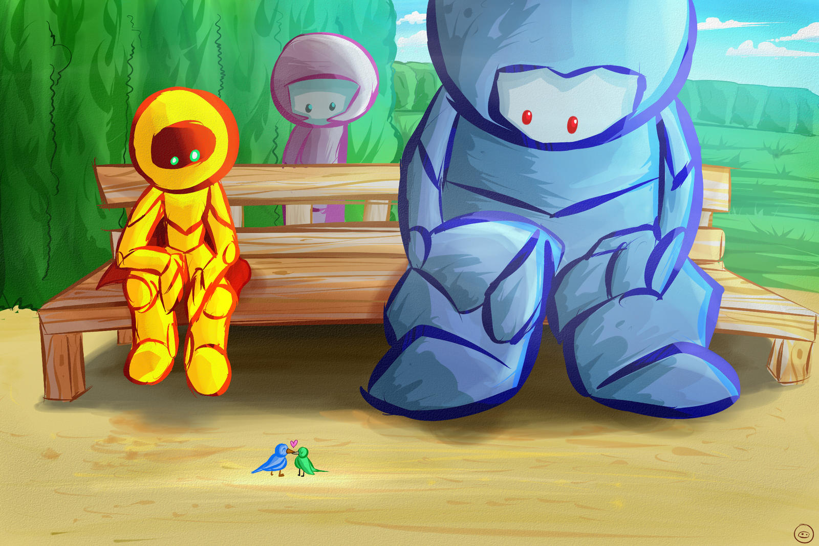 Alone all together by gildedguy on DeviantArt
