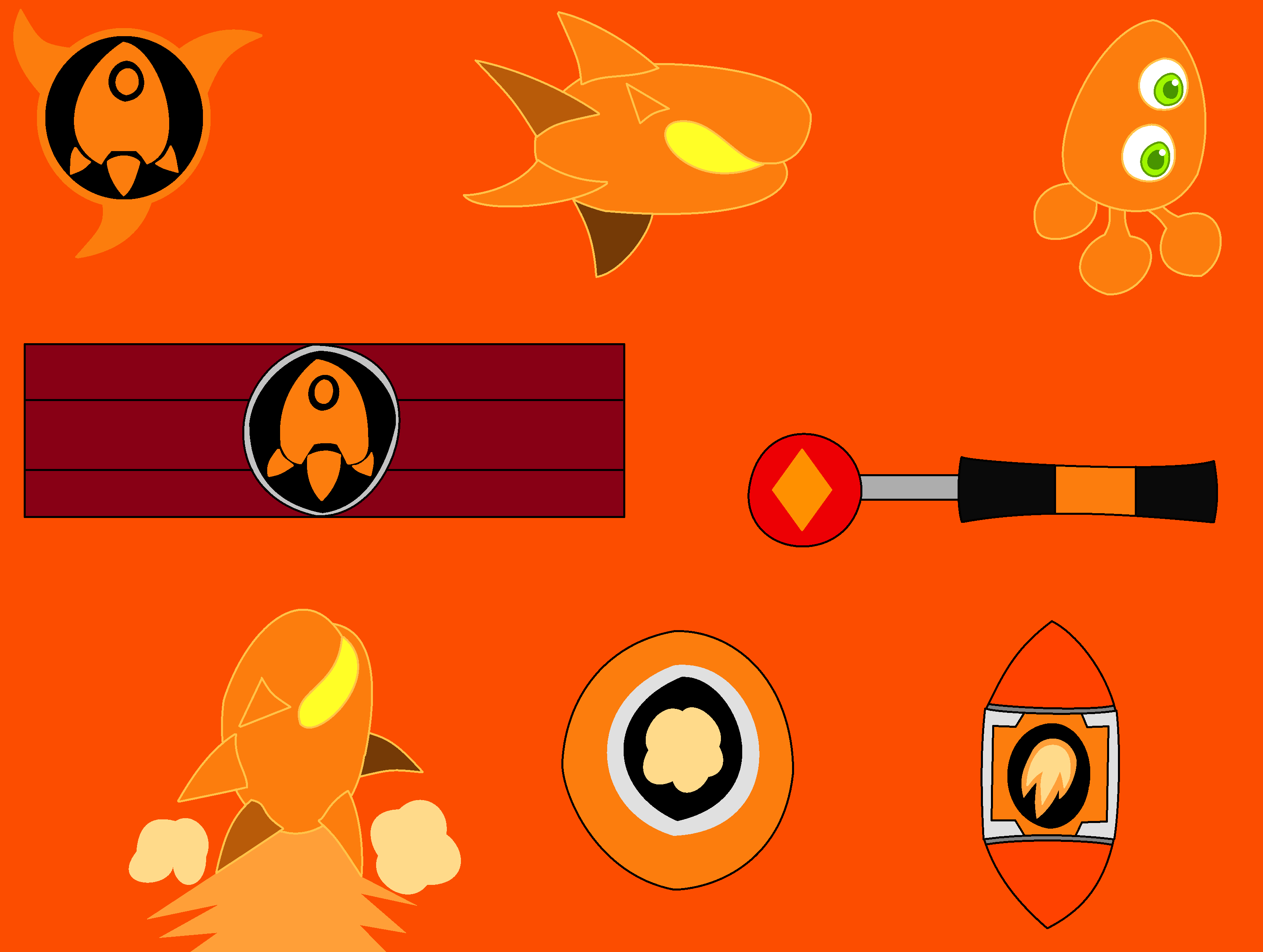 Orenge Roket Sonic Color Powers - Orange Rocket! by FNAFNeonAnimatronics on DeviantArt