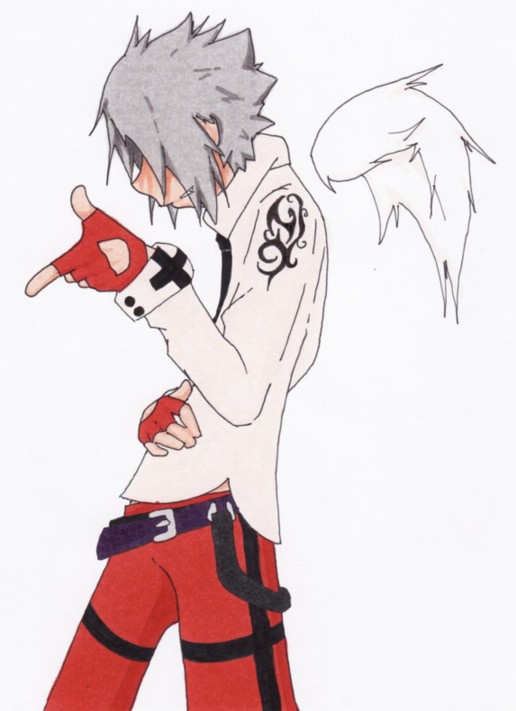 Anime Guy With Wings 2 By Andyme On Deviantart