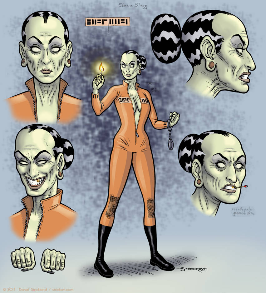 Elmira Stagg color by strickart