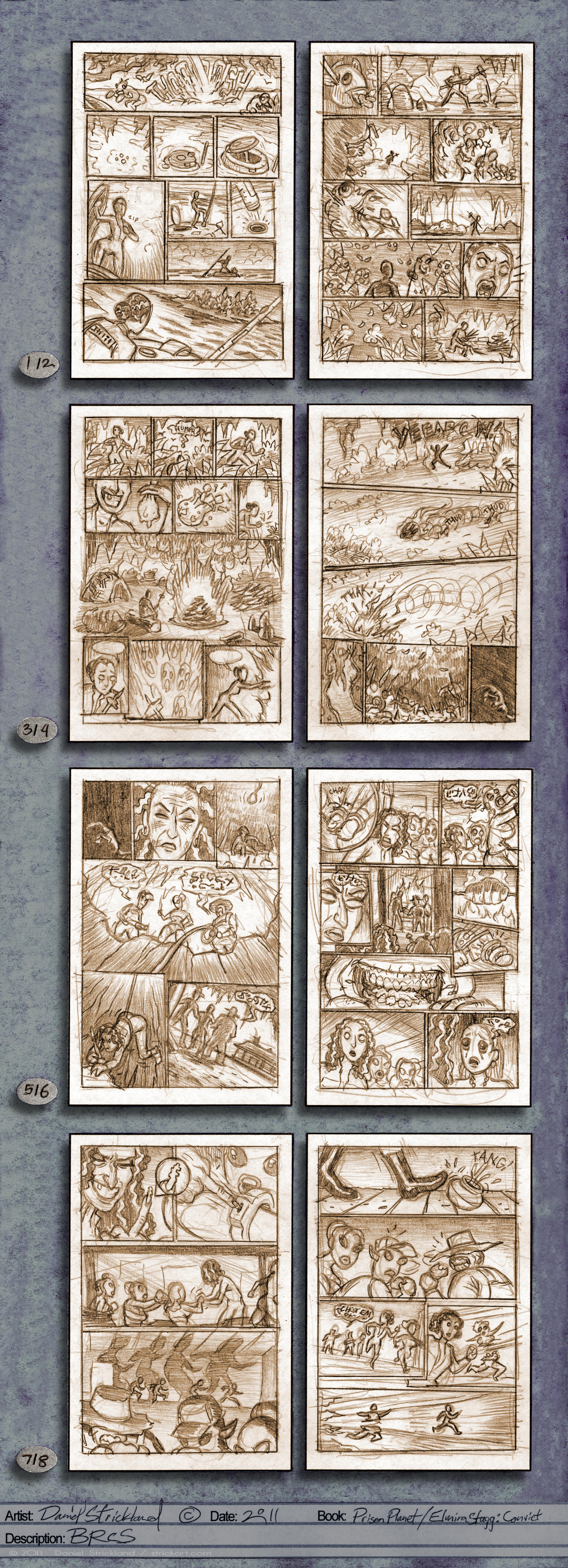 Elmira Stagg: Convict thumbs by strickart