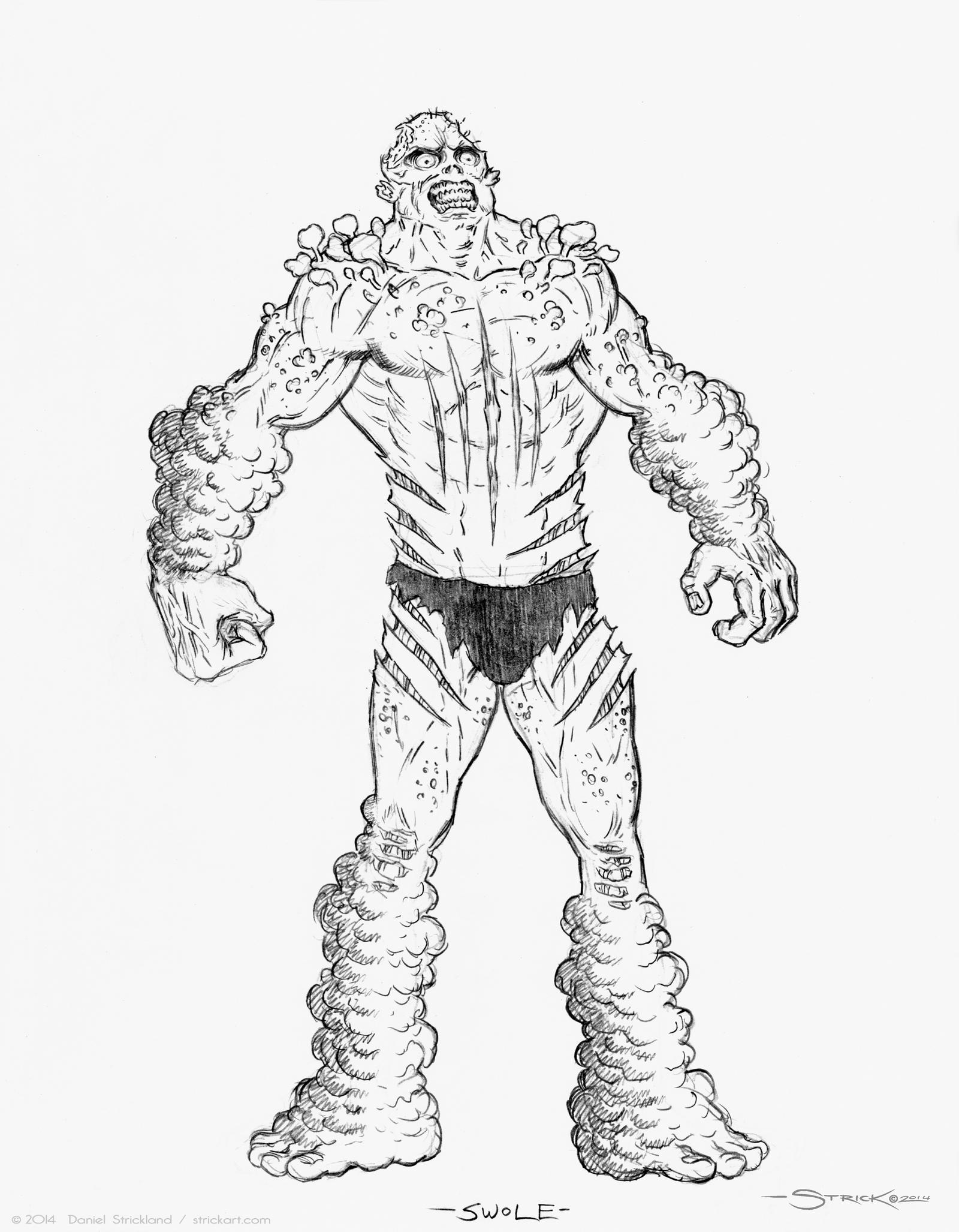 Swol Drawing Swole by strickart on DeviantArt