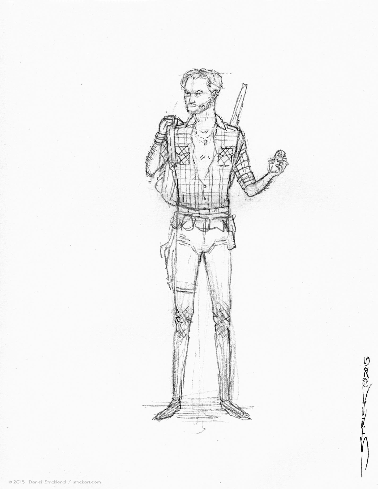 Protagonist Drawing Examples Mystery Male Protagonist sketch by strickart on DeviantArt